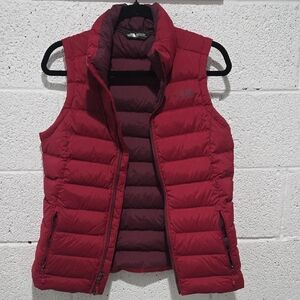 The North Face Women's Burgundy Puffer Vest